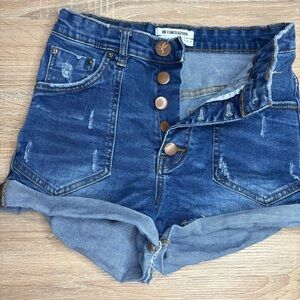 One Teaspoon Jean High-Waisted Shorts 27